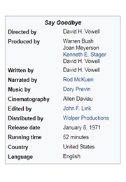 Say Goodbye  (1970) (1970)