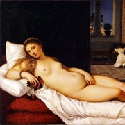 Titian: Venus of Urbino (1538) Uffizi Gallery, Florence