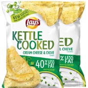 Lays Kettle Cooked Cream Cheese and Chive