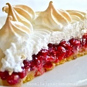 Lingonberry Meringue Pie
