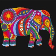 Psychedelic Elephant