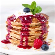 Berry Compote Pancakes