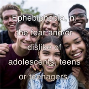 Ephebiphobia-Fear of Youth