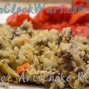 Sausage and Artichoke Risotto