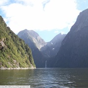 Cruising Through Milford Sound, New Zealand