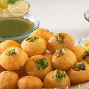 Fried Pani Puri Dough Balls