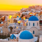 Blue-Domed Churches, Greece