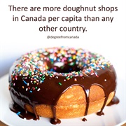 Canada Has More Donut Shops Per Capita Than Any Other Country