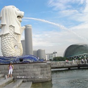 Find the 8 Merlions in Singapore
