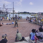 Street Performers at the Harbor Amphitheater - Baltimore Inner Harbor, MD