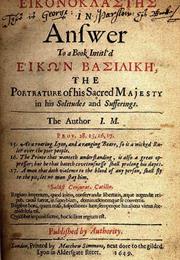 Eikonoklastes My John Milton