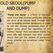 'Pump & Dump' Stock Market Fraud