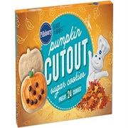 Pumpkin Cutout Sugar Cookies