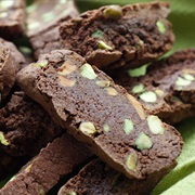 Chocolate Pistachio Biscotti