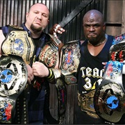 The Dudley Boyz WCW World Tag Team Champions X1