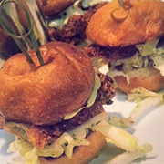 Oyster Sliders From Pearl's Oyster House