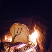 Toasting by the Fire