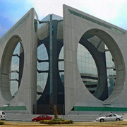 Calakmul Building or La Lavadora (The Washing Machine), Mexico