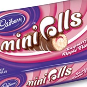 Raspberry Mini Rolls