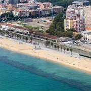 La Barca Maria Beach, Badalona, Barcelona, Spain