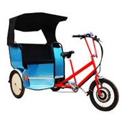 Bicycle Driven Rickshaw