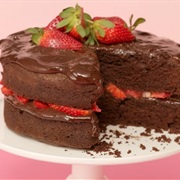Chocolate Strawberry Cake