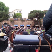 Horse Drawn Carriage Ride in Rome