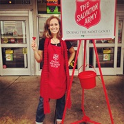 Give Your Spare Change to the Salvation Army