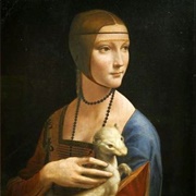 Leonardo Da Vinci - Lady With an Ermine (C. 1490) - Czartorski Collection, Krakow, Poland
