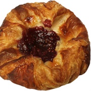 Raspberry Crown Pastry
