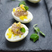 Ham Stuffed Eggs