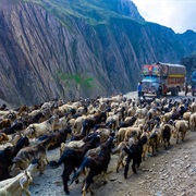 Zoji La Pass Kashmir, India