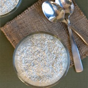 Eggnog Chia Pudding