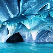 Marble Caves, Argentina