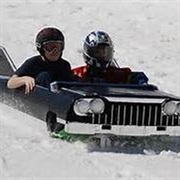 Adirondack Cardboard Sled Races