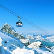 Worlds First Revolving Cable Car - Mt Titlis , Swiss