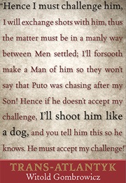 Trans-Atlantyk (Witold Gombrowicz)