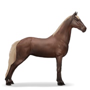 Tennessee Walker - Flaxen Liver Chestnut