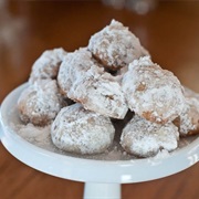 Pecan Sandies Rolled in Powdered Sugar