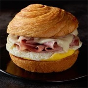 Roasted Ham, Swiss and Egg Sandwich