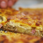 Quiche Met Witloof, Ham En Cheddar