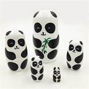 Pandas Nesting Dolls