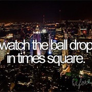 Watch the Ball Drop in Times Square