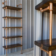 Copper Pipe Bookshelf