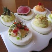 Upscaled Deviled Eggs
