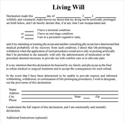 Copies of Living Wills