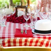 The Red and White Chequered Tablecloth