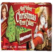Red Velvet Christmas Tree Cakes