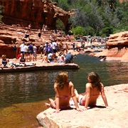 Enjoy Slide Rock State Park, USA