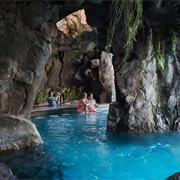 Swim in a Tropical Secluded Cave